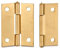 FixTech 60305 - Scharniere 50x38x1,3mm - 4er Pack - Farbe: Messing / Gold