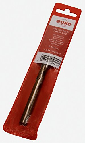 Spiralbohrer DIN 338 9,0 mm HSS Cobalt