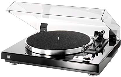 Dual CS 460 Giradischi, nero/argento