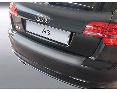 RGM ABS Heckstoßstangenschutz passgenau | kompatibel mit Audi A3 8P Sportback 2008-2012 Schwarz