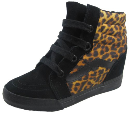 Vans U Sk8-hi Wedge (Leopard) Black, Unisex Adults’ Trainers