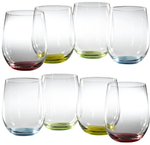 Riedel O Happy Weingläser, ohne Stiel, 8 Stück