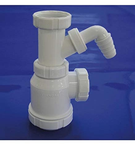 WOLFPACK LINEA PROFESIONAL - Sifon Botella Extensible T-4-T 1 1/2 Toma Lavadora