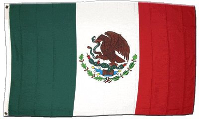 Drapeau du Mexique XXL 150 x 250 cm