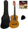TIGER CLG2-12 Klassische Spanische Gitarre , 1/2 Size, für Anfänger - komplettes Starter-Kit