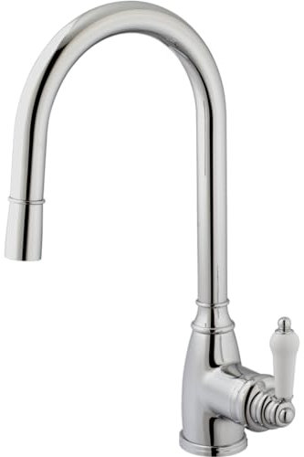 Essebagno Ascott mitigeur évier à douchette extractible chromé