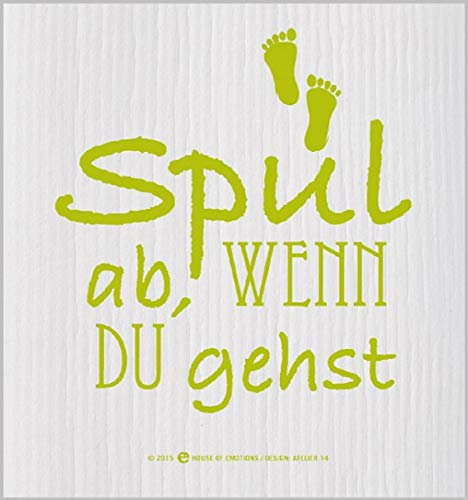 House of Emotions Spüllappen Spül ab