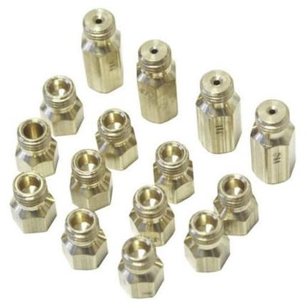 Jeu d'Injecteurs, gicleurs gaz naturel/gaz de ville d'origine Four, cuisinière 50268249005 ARTHUR MARTIN Four, cuisinière 50268249005 ARTHUR MARTIN