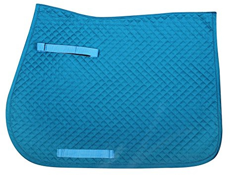 QHP Schabracke Color Basismodell kleine Rautensteppung diverse Größen und Farben (Warmblut VS, Sky)