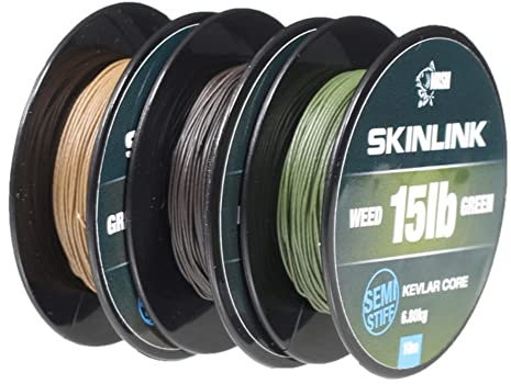 Nash TT Fil bas de Ligne Skinlink Stiff 25lb Gravel