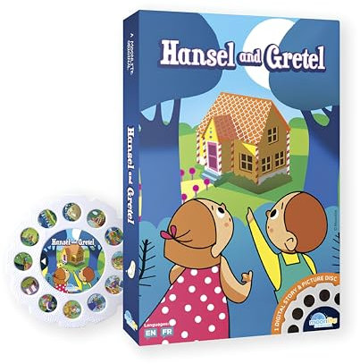 Moonlite - 6054020 - Pacchetto Storia Hansel e Gretel - Fiabe - Proiettore di storie per bambini - Effetti sonori e luminosi - Educativo e interesse da 1 a 7 anni Ispirato ai libri racconti