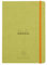 Rhodia 117186C Perpetual Kalender (DIN A5, 14,8 x 21 cm, 64 Blatt, 90 g, elegant und praktisch) anisgrün