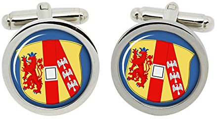 Gift Shop Österreichischer Lesser Wappen 1867-1915 Runde Manschettenknöpfe in Box
