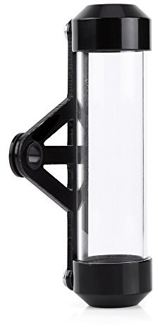 Akozon motorbike tax disc holder + motorcycle cylindrical holder, waterproof secure tube frame(black), insurance motorbik