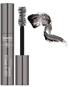 lavera Lash to Impress Mascara -Black- schwarz - Bio-Aloe Vera & Arginin - Vegan - Ultra Volumen (1 x 14g)