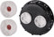 FOGWOWO IBC Tankdeckel Abdeckkappe 163mm IBC Wassertank Vented Atemschutz Deckel,mit 2 Ersatzteil Kappe,IBC Tank Zubehör für 1000l Wassertank Regentonne,Container
