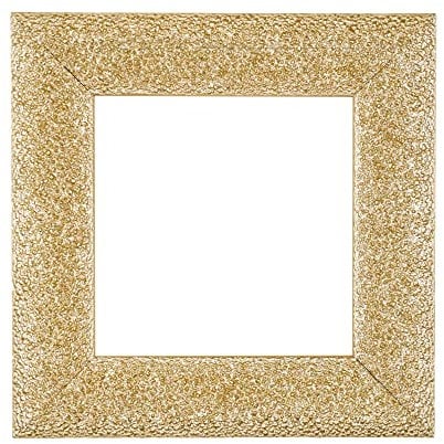 ElekTek Decorative Switch Surround Frame Cover Finger Plate Milano Sparkle Gold Sparkle