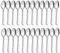 Teaspoons Set 24-Pieces,Tea Spoons Set (5.9 ), Food-Grade Stainless Steel Spoons Cutlery, Mirror Polished Dessert Spoon Set for Home, Kitchen or Restaurant, Dishwasher Safe