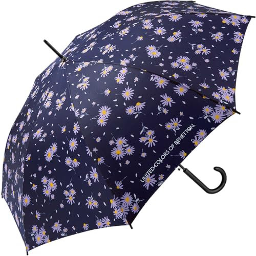 Benetton Stockschirm Long Automatik Flowers - Ocean Cavern