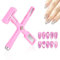 Nail Magnet Tool, 5 in 1 Multi-Function Nail Magnet Pens with Silicone Protective Case, Cat Magnetic Nail Polish Magnet Wand for Nails Cat Nail Design Tools Nail Salon Home DIY(Pink)
