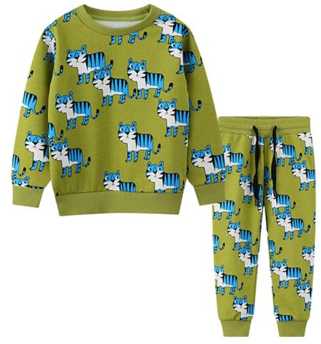 Kleinkind Jungen Sweatshirt Outfits Langarm Dinosaurier Top Hosen Sweatsuit 2PCS Outfits Set Neugeborenen Mädchen
