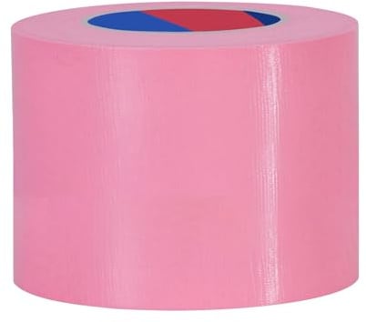 Duccinp Panzertape extra stark, 50 m x 10 cm, Wasserdichtes Reparaturband für Reparaturen, Heimwerker, Handwerk, Innen- und Außenbereich, Duct Tape (Rosa)