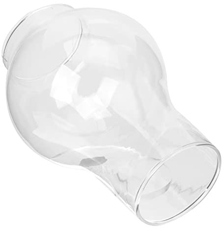 Hoement Glas Lampenschirm Für Öllampe Transparentes Kerosin Lampenglas Exquisites Design Für Innen Außendekoration Retro Stil Für Camping Und Wohnräume