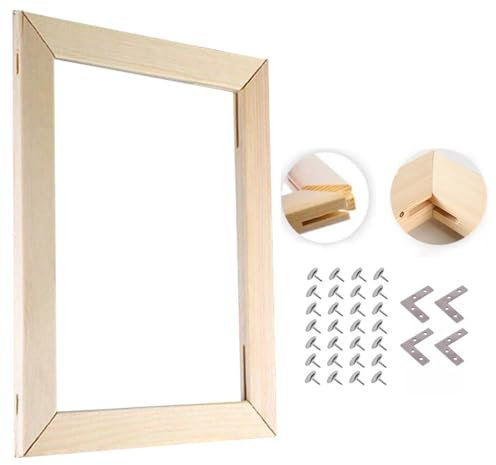 Holz-Leinwandrahmen-Set für DIY-Kunst, 150 x 90 cm, solide Keilrahmen für Drucke, Gemälde, Poster, Ölgemälde, Zubehör