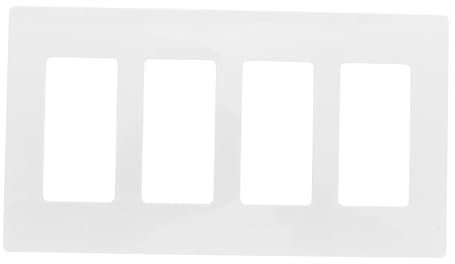 GALPADA Decorative Light Switch Cover Plate Screwless Wall Plate for Bathroom Kitchen and Hotel Easy to Clean