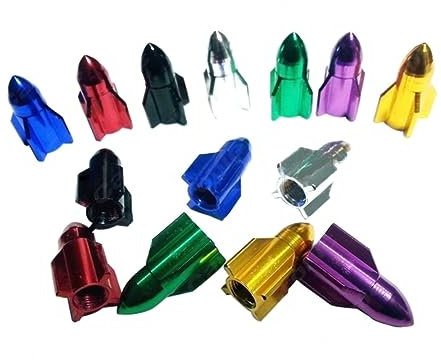 Cabilock 4stücke Auto Reifen Ventilkappen Aus Aluminium Farbe Schwarz Für Reifen Schaft Korrosionsschutz