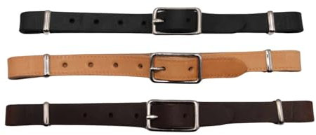 Amesbichler Reitsport AMKA Western Kinnriemen aus weichem Leder in 3 Farben Curb Strap