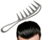 Texturierter Haarkamm – Lockenwickler zum Entwirren von nassem Haar | Große Zahnbürste, Shark Kamm, Friseur Hairkamm, Hilfe bei Volumenformung für Pondsträhnen