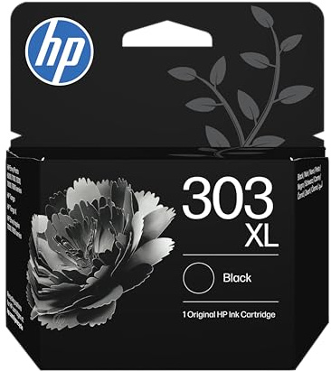 HP 303XL Schwarz Original Druckerpatrone, hohe Reichweite | Tinte für HP Envy 6200, 7100, 7800, HP Envy Photo 6200, 7100, 7800, HP Tango, HP Tango X, ~600 Seiten (T6N04AE)