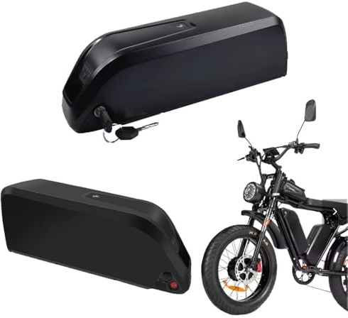 Batterie per biciclette elettriche Hailong Generation II 36V 48V 52V 20Ah 25Ah 28Ah 21700 e 18650 Adatte per motori Bafang/Brushless/Aw (48V15Ah)