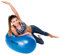 Original PEZZI Eggball Standard 85 cm blau Sitzball Gymnastickball Pezziball