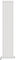 iBathUK Strata Tall Vertical Radiator, Single Oval Panel Radiators, 1800x360mm Slim Radiator, Wall Mounted for Bathroom,Kitchen,Living Room - White
