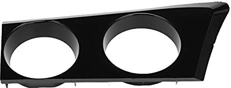 Akozon Getränkehalter, Auto Getränkehalter Abdeckung, Vorn Mittelkonsole Getränkehalter Mittelkonsole Becherhalter für E81 E82 E87 E88 1er 120i 2004-2011(Helles Schwarz)