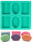 Silikonform Seife, Seifenformen 6-Cavity Seifen Formen Set Silikon, Wiederverwendbar Seife Selber Machen Formen, Silikonform Rechteckig für DIY Handarbeit Seifenherstellung Muffins Cupcakes