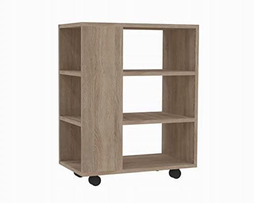 Druckertisch mit Rollen - Druckerständer - Regal Mit Rollen - Rolltisch - Druckerschrank - Multifunktionaler Druckerwagen - Druckerregal 3 Ebenen für Büro und Zuhause