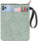 CRASPIRE Leaf Book Covers Turtleback Leaf Book Sleeve Green Book Protector for Paperbacks Washable Fabric Cloth Book Cover with Zipper and Extra Sleeve Pocket for Book Lovers Classmate Gifts