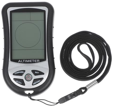 BELLIFFY Barometro Digitale Portatile Bussola Elettronica Misuratore Meteorologico Temperatura Pressione Escursione Campeggio Esterno