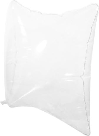 CHILDWEET Aufblasbares PVC Campingkissen Transparent 36x36cm Reise Nackenkissen Ergonomisch Tragbar Für Outdoor Und Dekoration