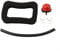 Air Filter Service Kit for Mountfield with Bulb Oil Pipe and Clips Compatible with SP414 HP414 Lawnmower Engine Parts