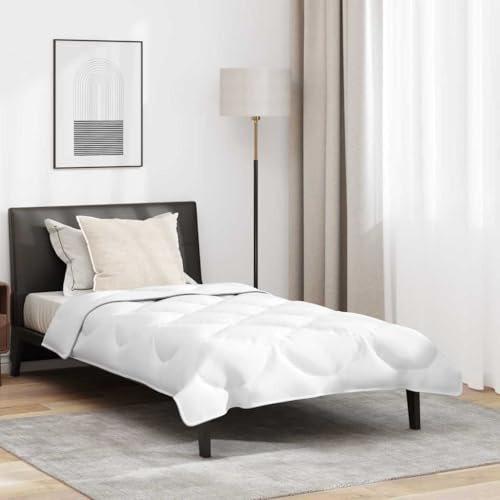 Frdhee Tagesdecken Set, Bettdecken Set mit Kissen 2 pcs Weiß MikrofaserGesteppte Tagesdecke für Alle Jahreszeiten Sommer und Winter