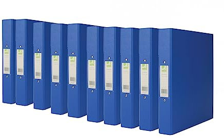 Q-Connect 25mm 2 Ring Binder Polypropylene A4 Blue (Pack of 10) KF02003