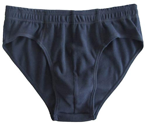 HERMKO 3300 Herren Slip aus 100% Bio-Baumwolle, Sportslip ohne Eingriff mit weichem Bund für Männer