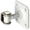 Alberts 418403 Bandella per cancelli | con Piastra da avvitare |, Vite ad Occhiello zincata a Caldo, Perno di Collegamento e Anello di Sicurezza in Acciaio Inox |, Filettatura M20