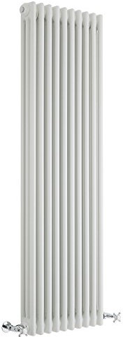 Milano Windsor White Cast Iron Style Vertical Triple Column Radiator - 1500mm x 470mm