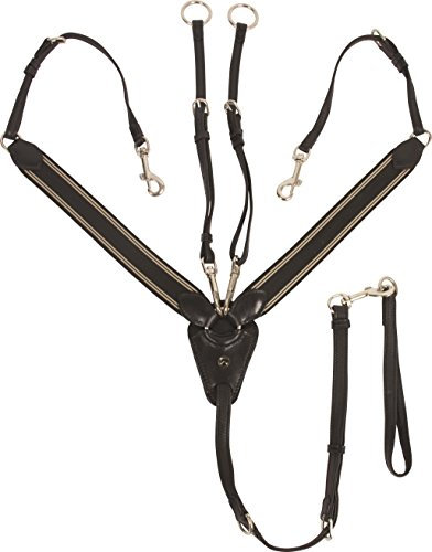 CATAGO Unisex Martingal Pony Geschirr, schwarz