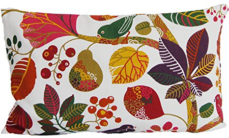 beties „Zauberwald“ Kissenhülle ca. 30x50 cm Kissenbezug in interessanter Größenauswahl hochwertig & angenehm aus 100% Baumwolle (Elfenbein-bunt)